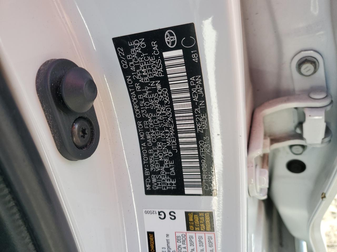 2022 Toyota Corolla - Image 12