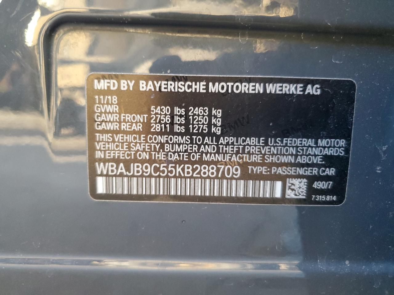 2019 BMW M5 - Image 12