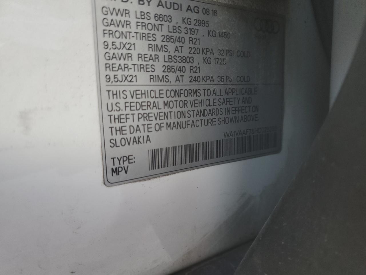 2017 Audi Q7 - Image 13