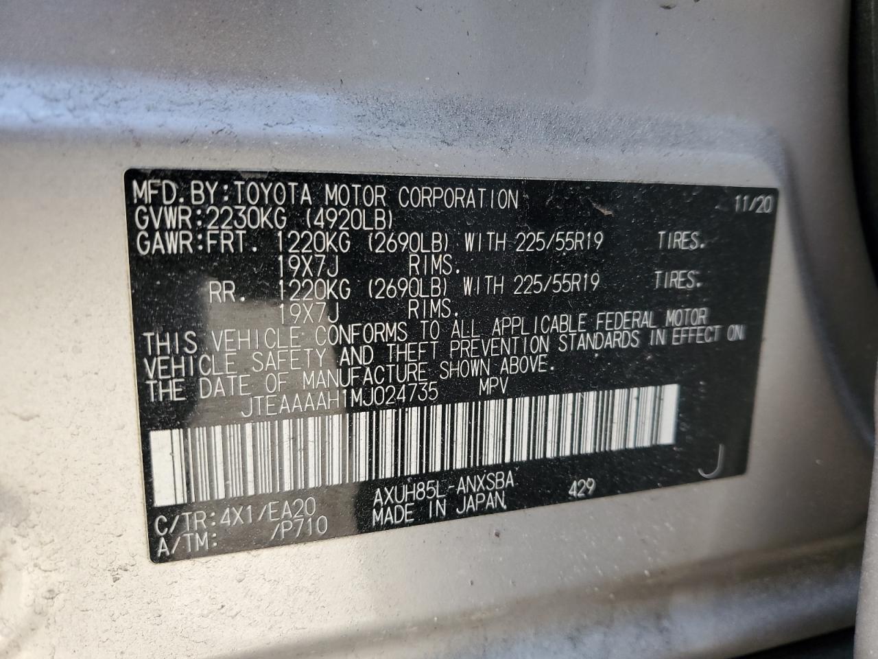 2021 Toyota Venza - Image 14