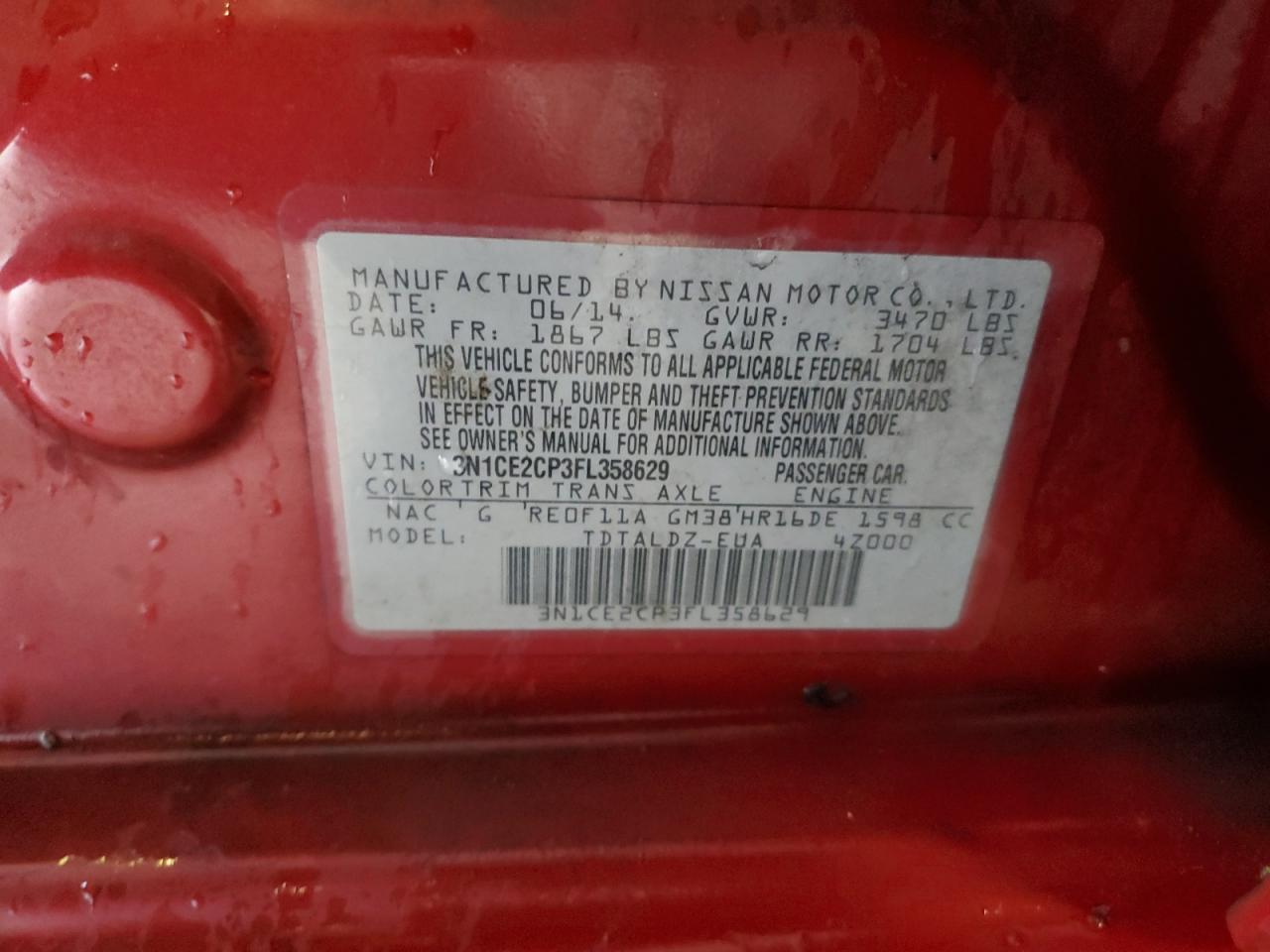 2015 Nissan Versa - Image 13