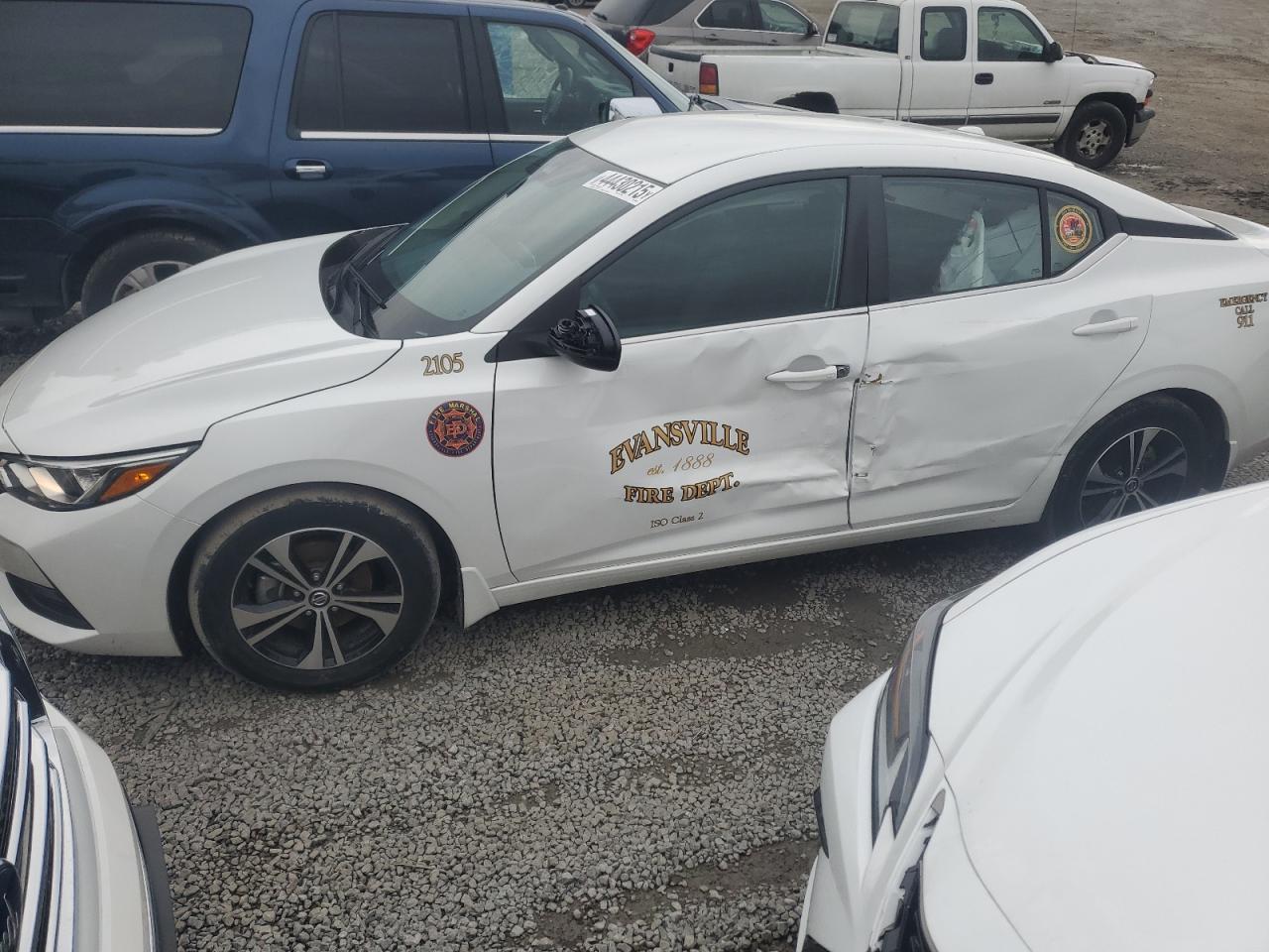 2021 Nissan Sentra Sv en Venta en Earlington, KY - Side