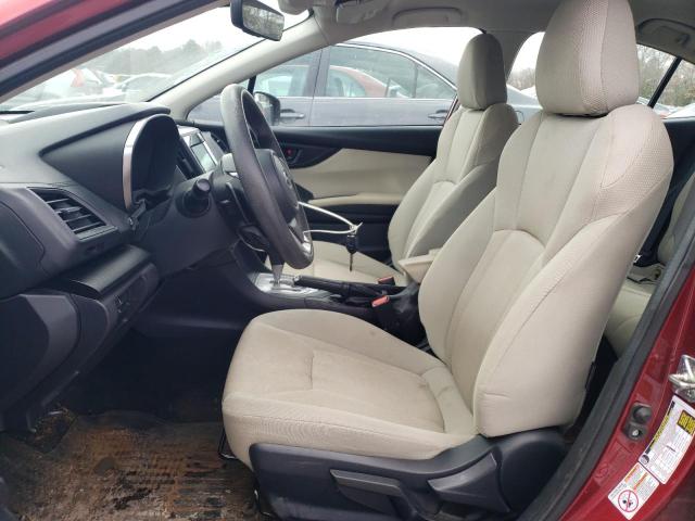  SUBARU IMPREZA 2018 Burgundy