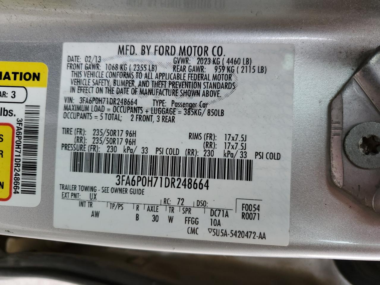 2013 Ford Fusion - Image 12