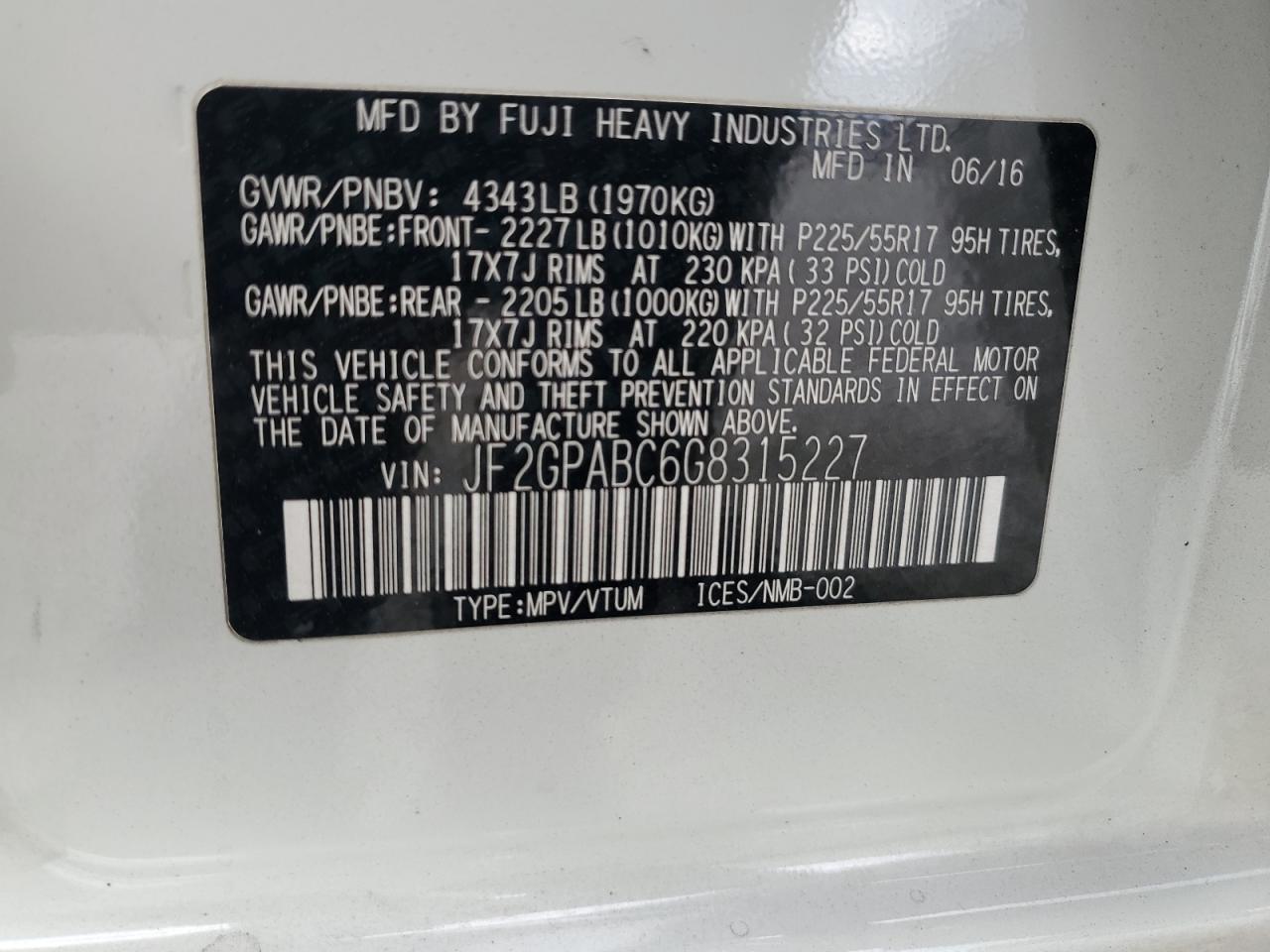 2016 Subaru XV - Image 16