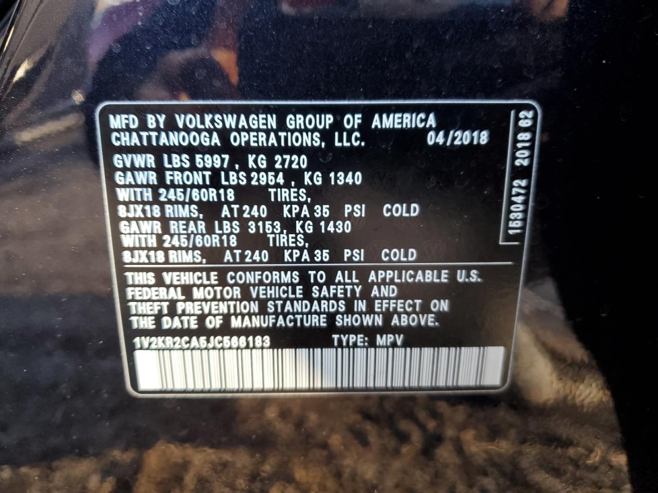 2018 Volkswagen Atlas - Image 13