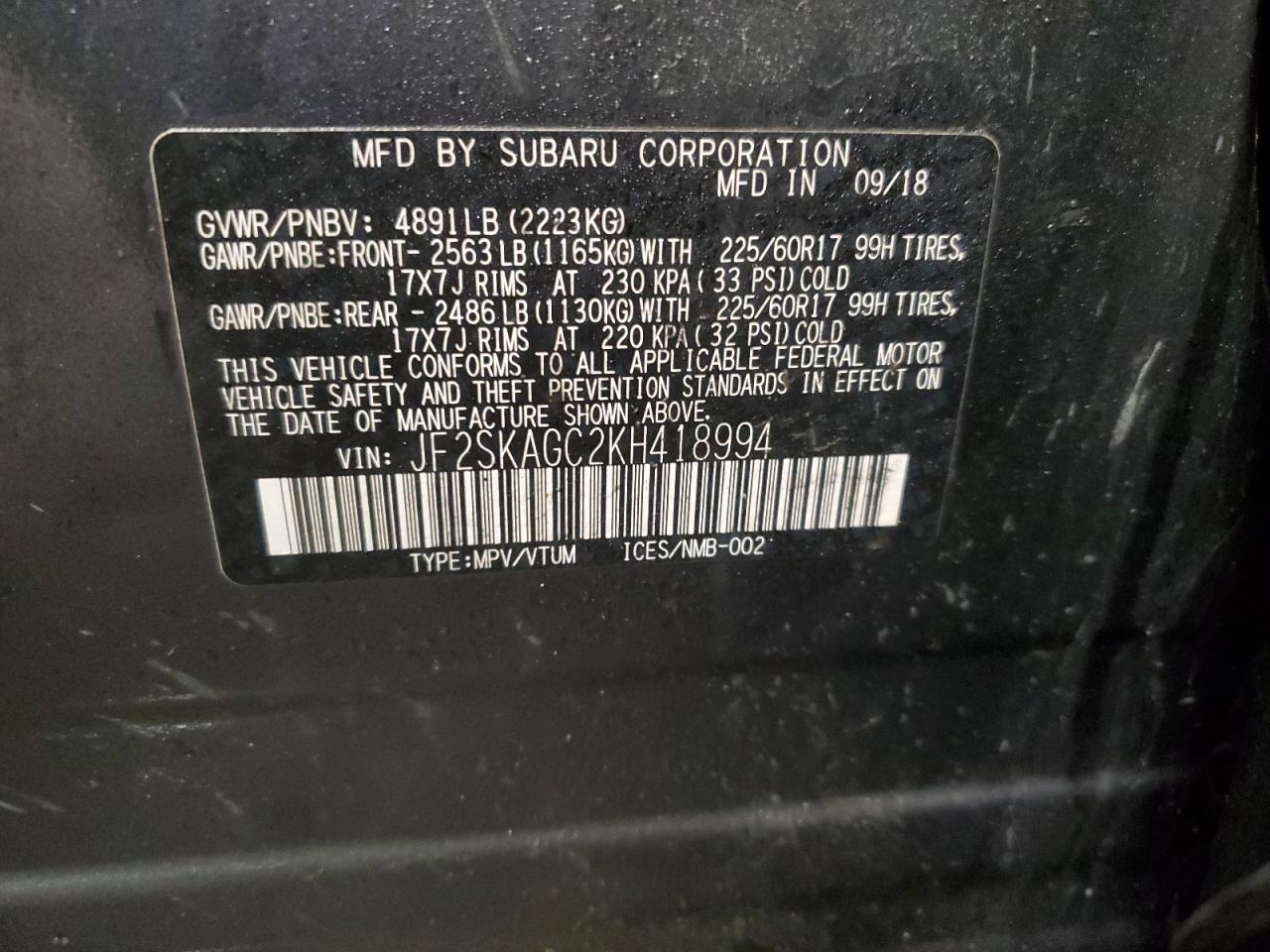 2019 Subaru Forester - Image 13