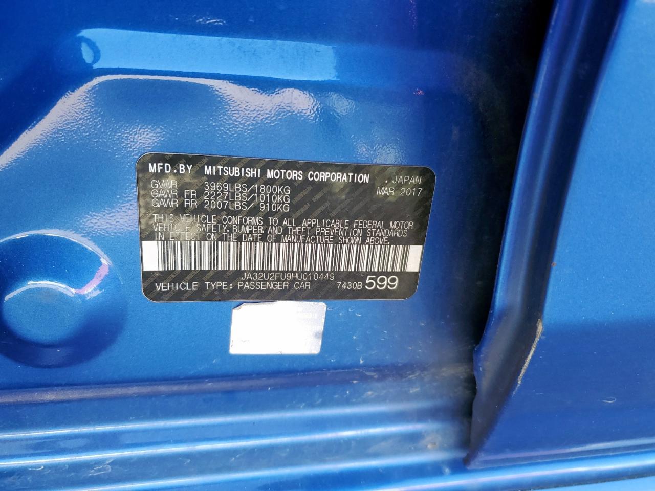 2017 Mitsubishi Lancer - Image 12
