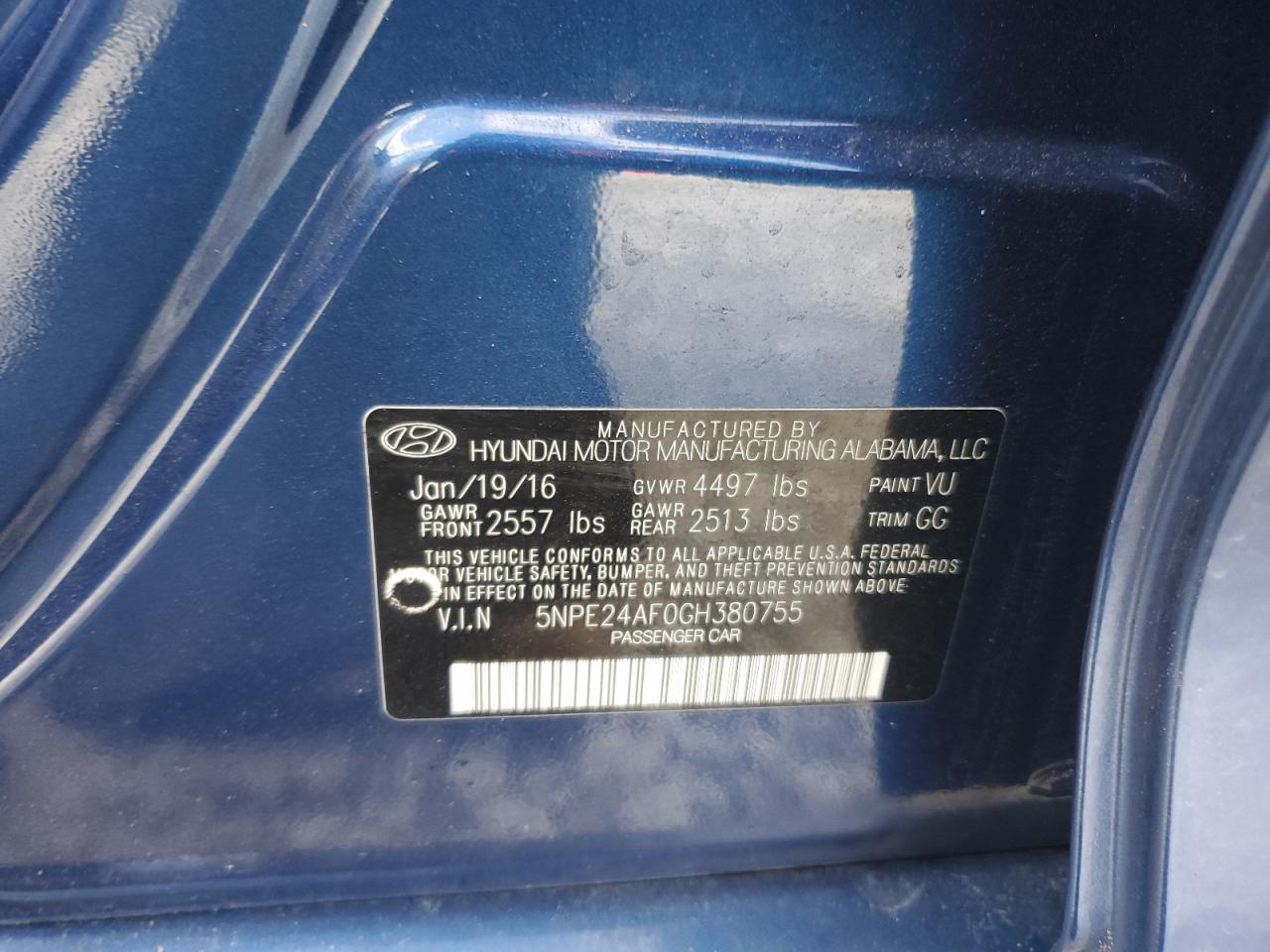 2016 Hyundai Sonata - Image 12