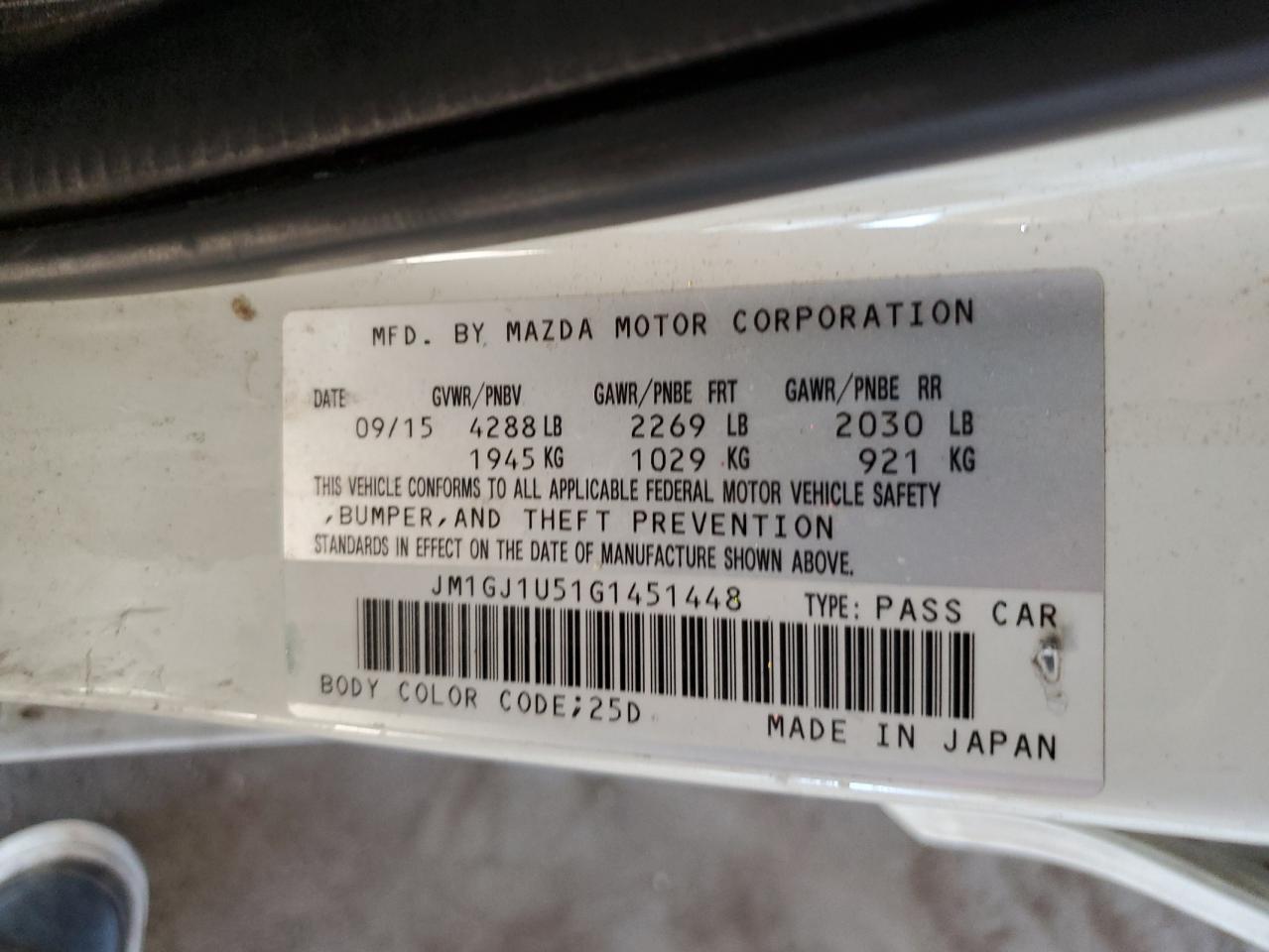 2016 Mazda 6 - Image 14