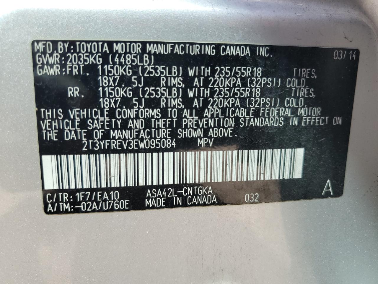 2014 Toyota RAV 4 - Image 13