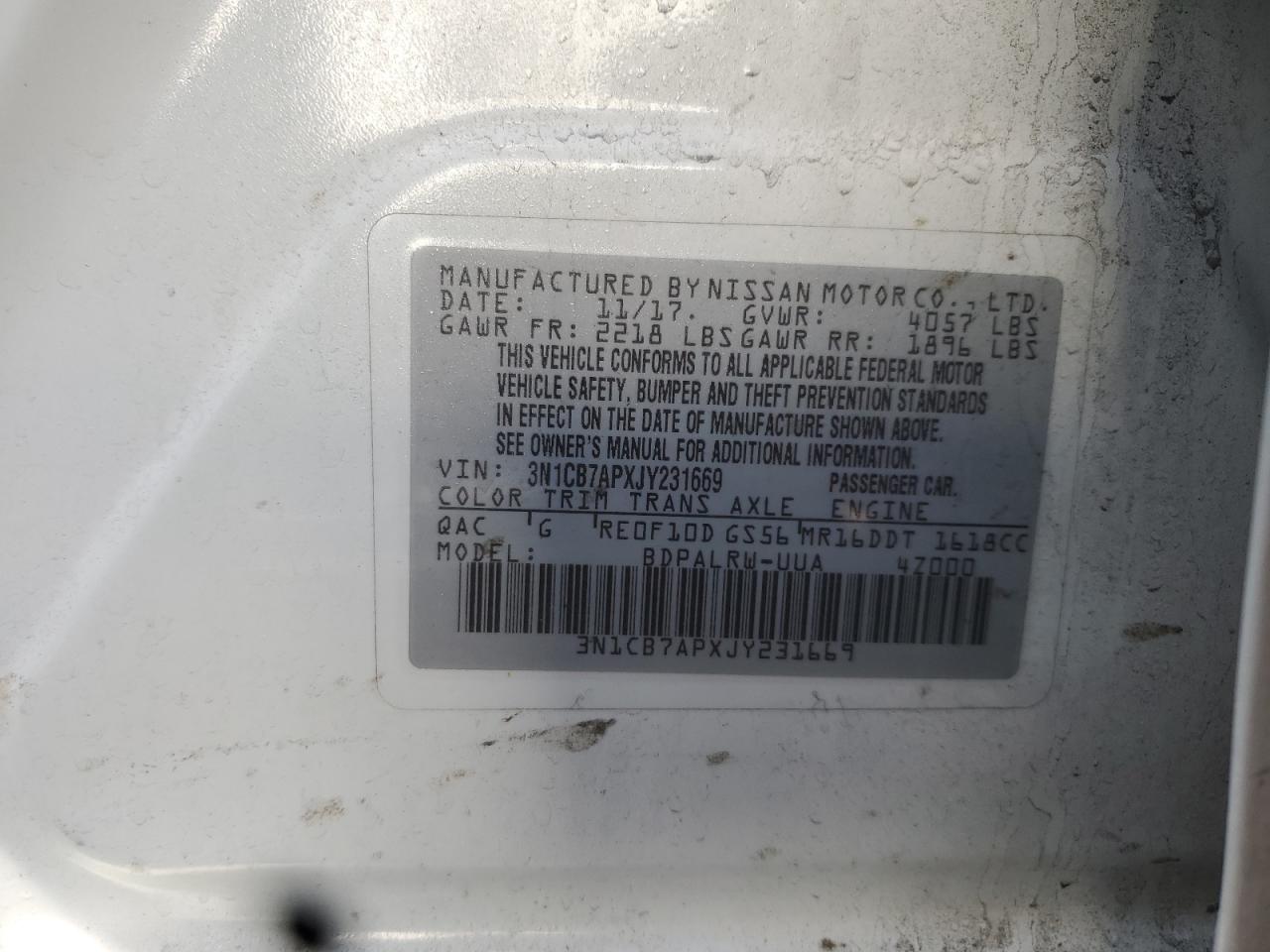 2018 Nissan Sentra - Image 13