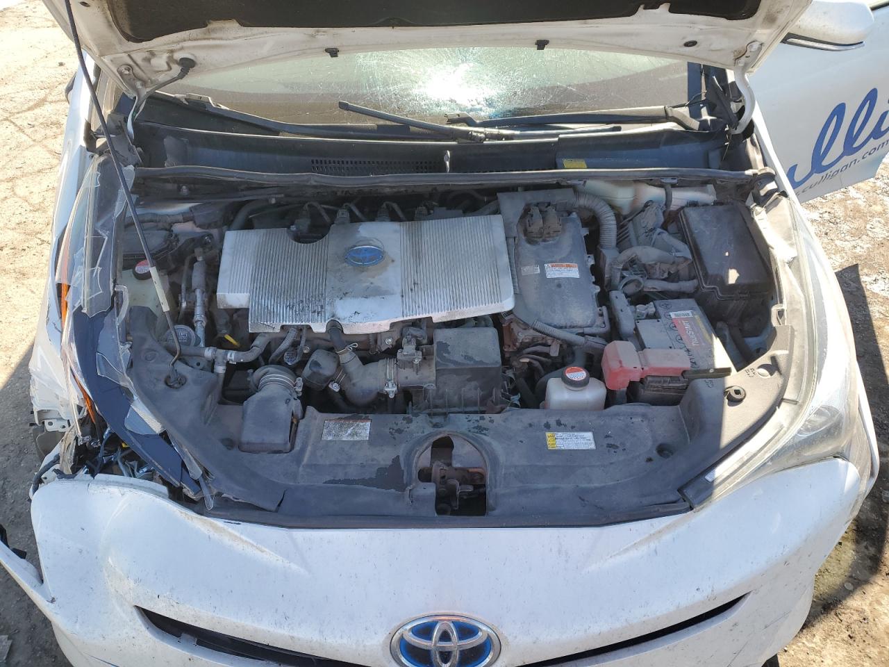 2016 Toyota Prius VIN: JTDKBRFU4G3508692 Lot: 46131475