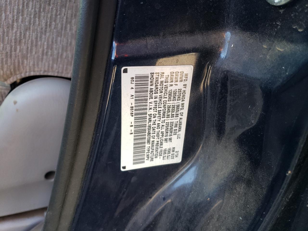2004 Honda Odyssey - Image 13