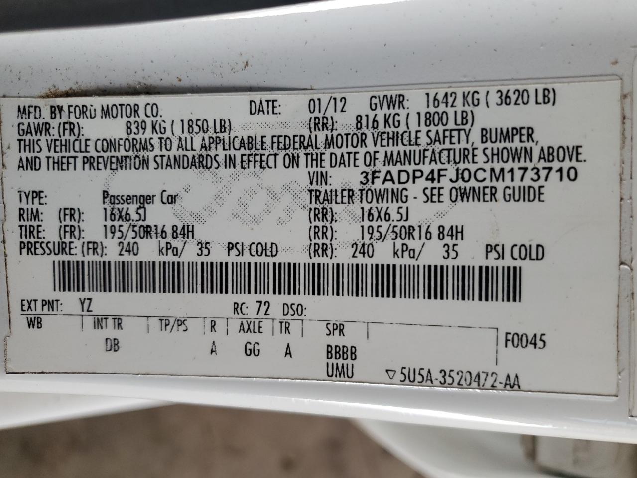 2012 Ford Fiesta - Image 12