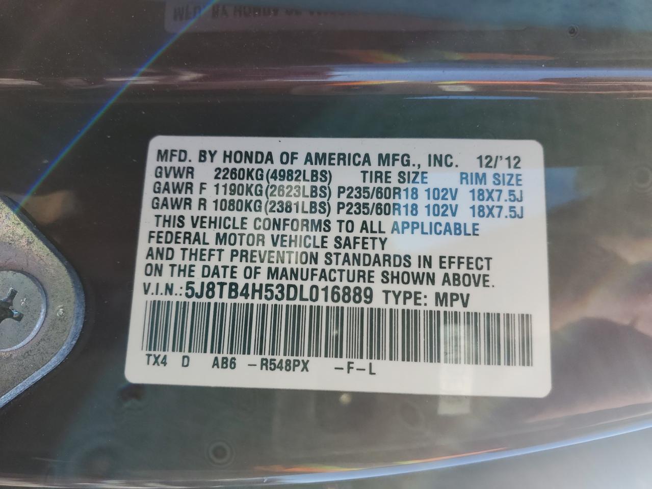2013 Acura RDX - Image 13
