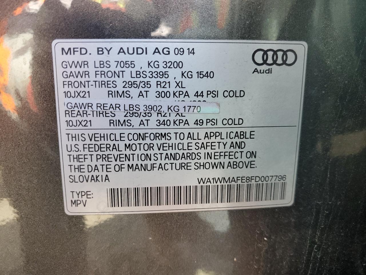 2015 Audi Q7 - Image 13