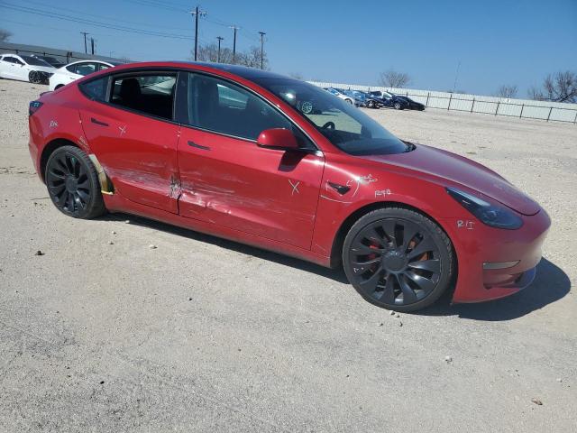  TESLA MODEL 3 2021 Красный