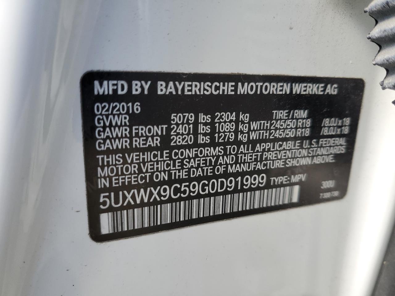 2016 BMW X3 - Image 15