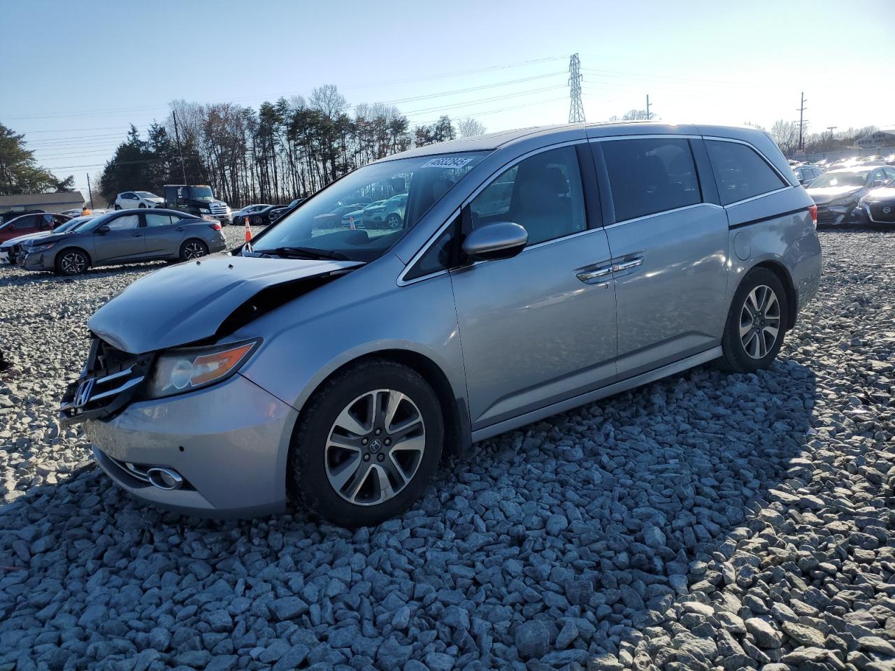 2016 Honda Odyssey Touring на продаже в Mebane, NC - Front End