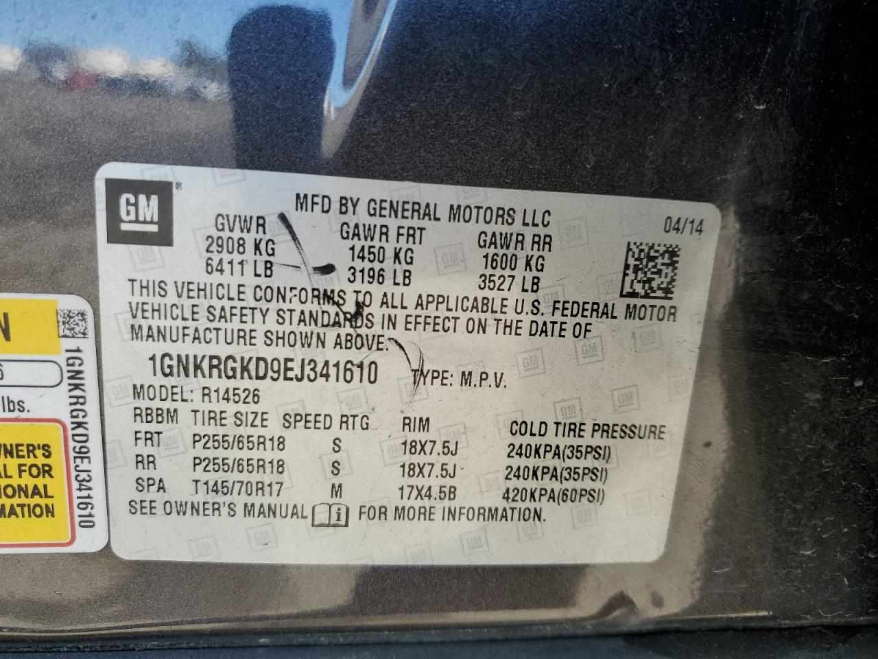 2014 Chevrolet Traverse - Image 14