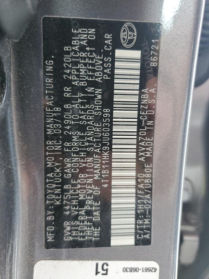 2018 Toyota Camry - Image 12