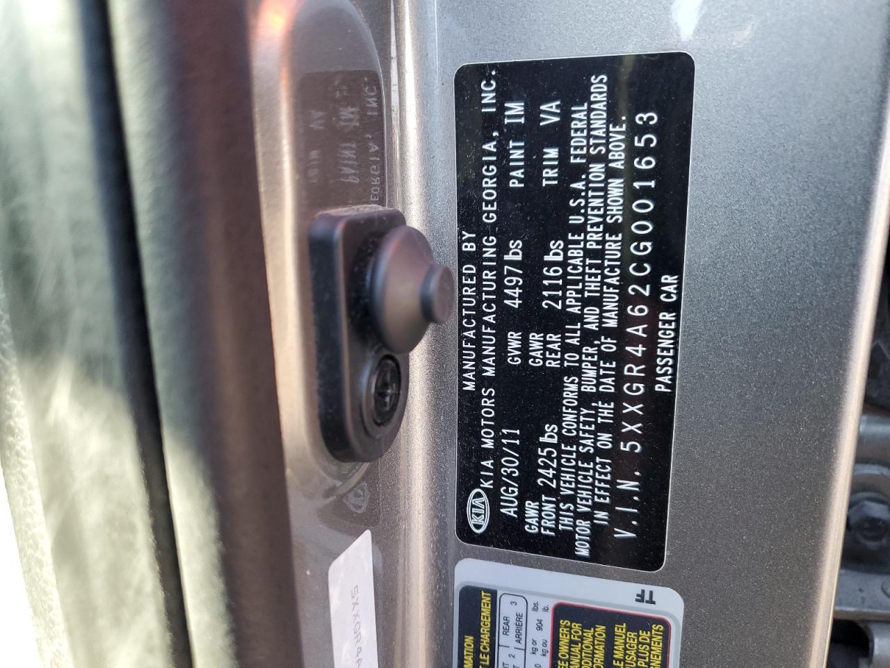 2012 Kia Optima - Image 12