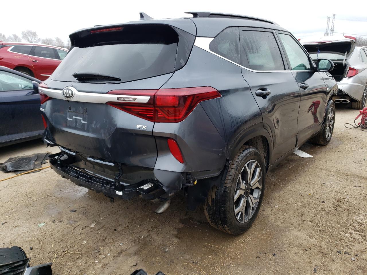 2021 Kia Seltos Ex VIN: KNDERCAA8M7227843 Lot: 45644644