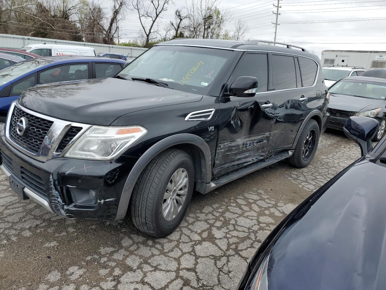 2017 Nissan Armada Sv VIN: JN8AY2ND4H9002141 Lot: 48488604