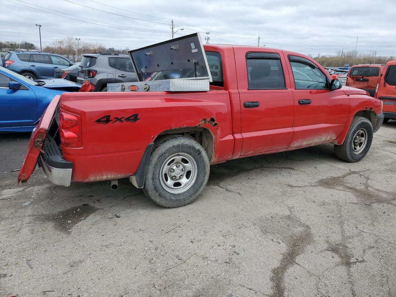 2007 Dodge Dakota Quad VIN: 1D7HW28N07S163927 Lot: 46596084