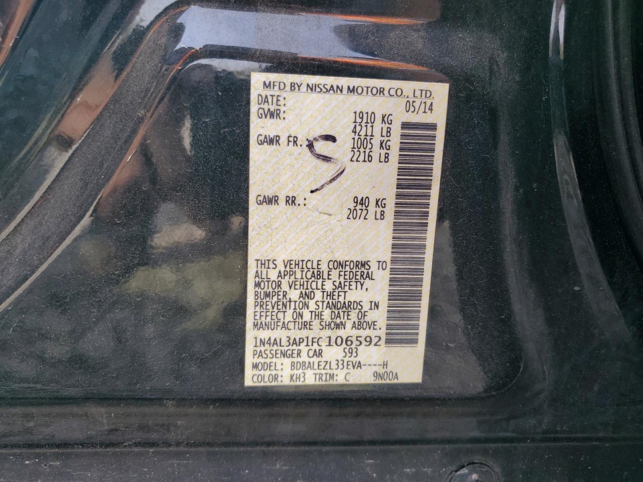 2015 Nissan Altima - Image 12