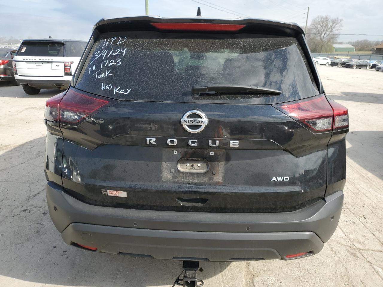 2021 Nissan Rogue S VIN: 5N1AT3AB4MC801723 Lot: 46947554