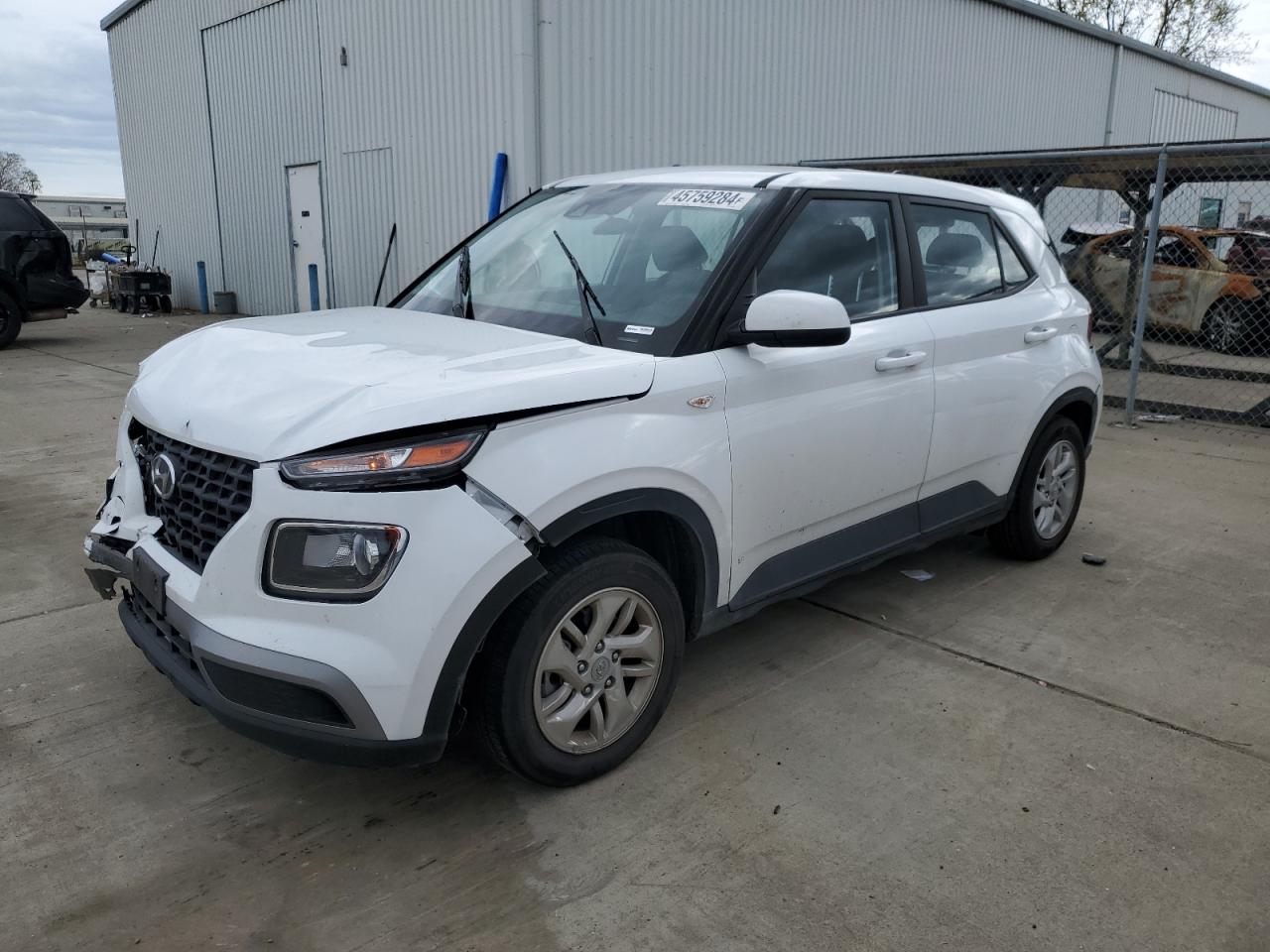 2022 Hyundai Venue Se VIN: KMHRB8A3XNU174775 Lot: 45759284