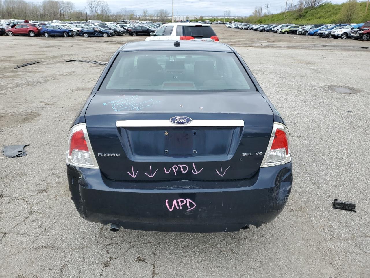 2008 Ford Fusion Sel VIN: 3FAHP08108R208179 Lot: 47563484