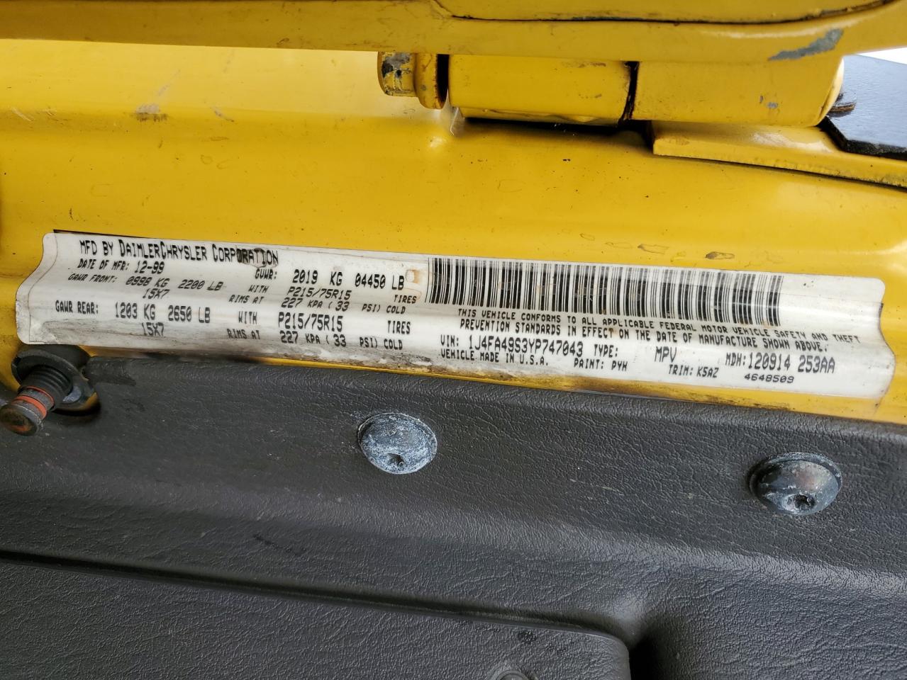 2000 Jeep Wrangler - Image 12