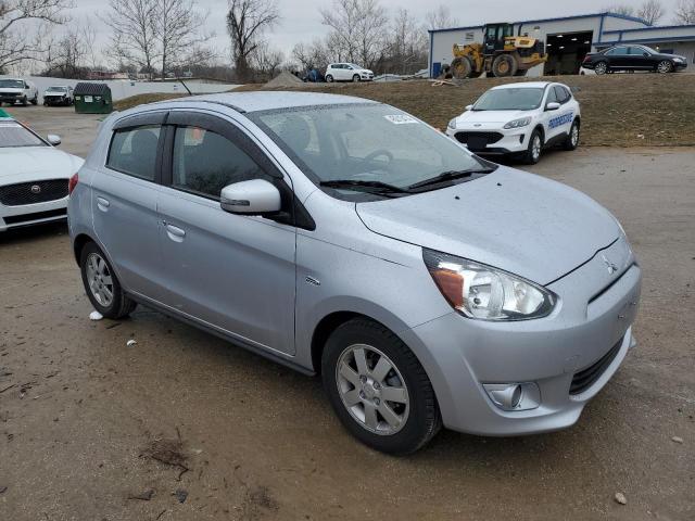 Хетчбеки MITSUBISHI MIRAGE 2015 Сріблястий