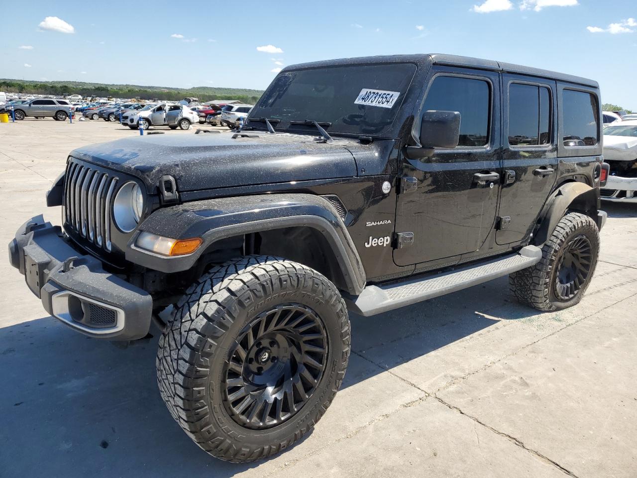 2018 Jeep Wrangler Unlimited Sahara VIN: 1C4HJXEG3JW175128 Lot: 48731554