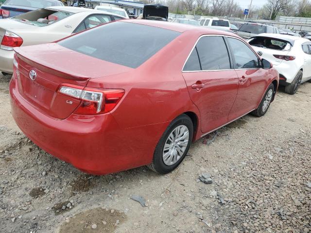  TOYOTA CAMRY 2012 Червоний