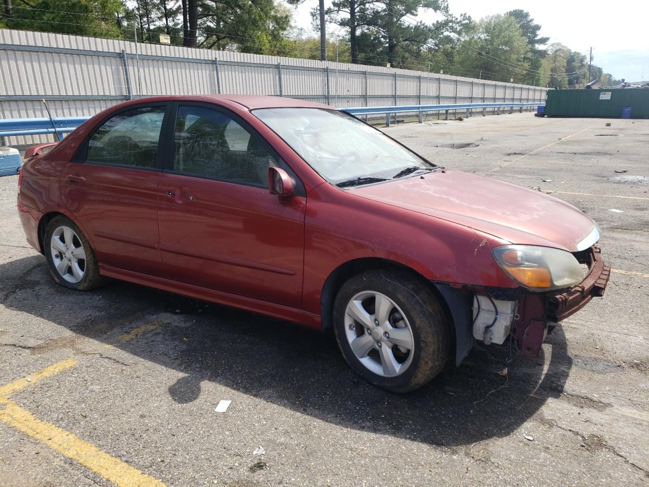 2009 Kia Spectra Ex VIN: KNAFE22199502608 Lot: 48016974