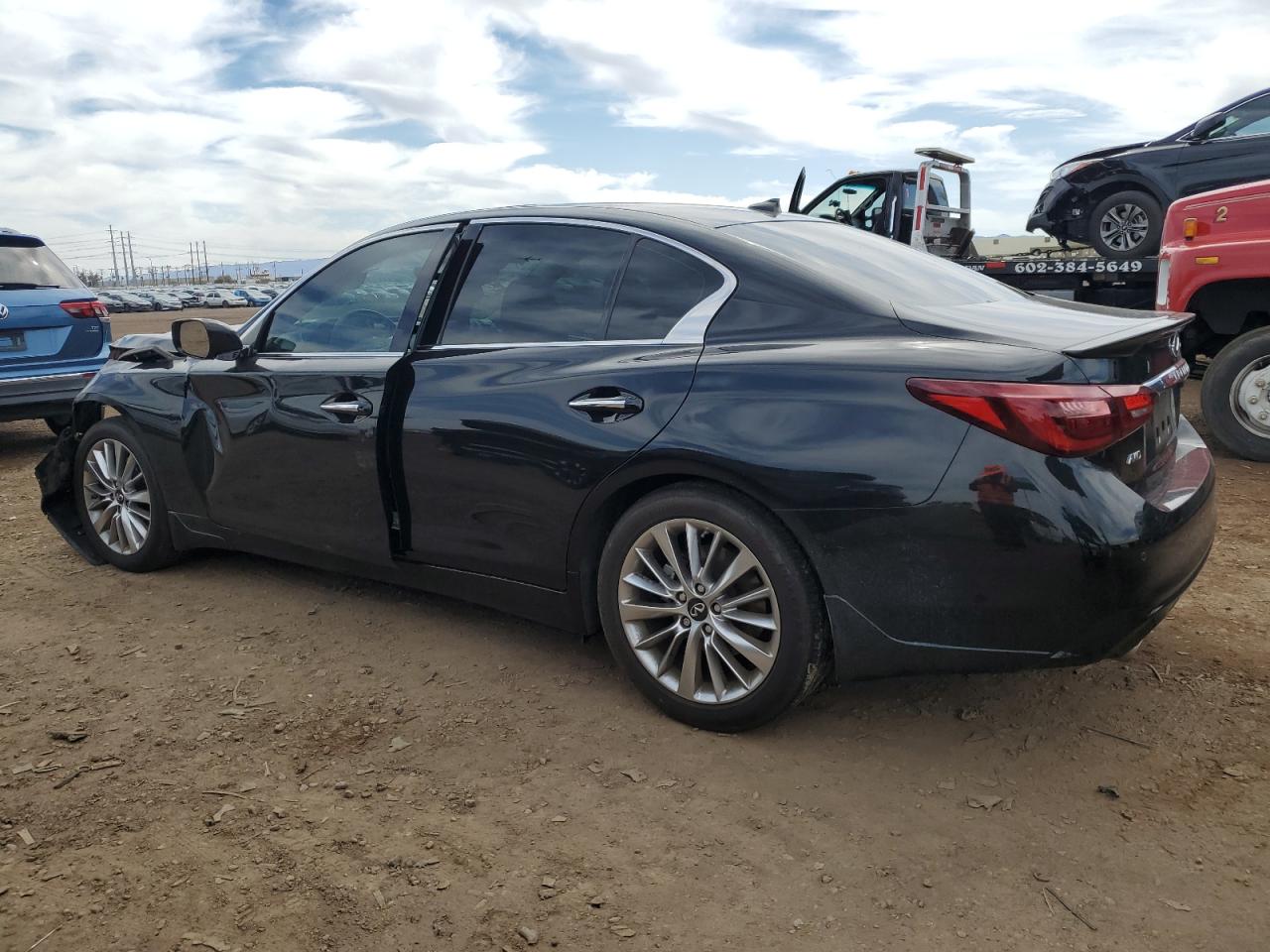 2022 Infiniti Q50 Luxe VIN: JN1EV7BR6NM341806 Lot: 47410624