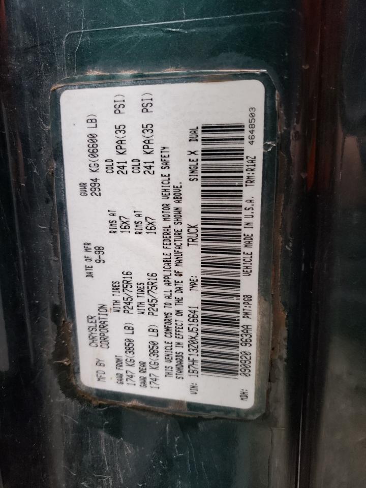 1999 Dodge Ram 2500 VIN: 3B7KF23Z4XG198486 Lot: 45746784