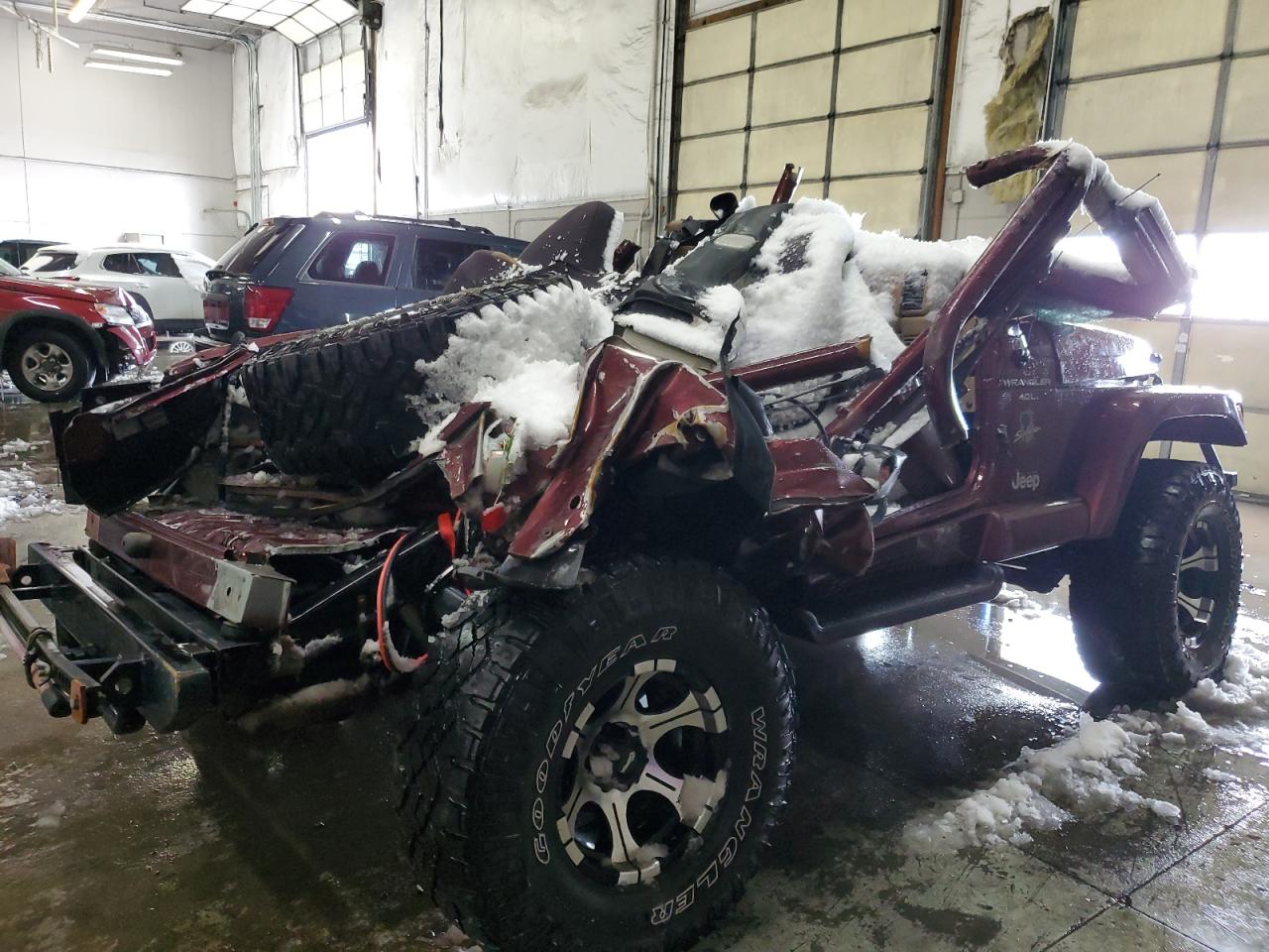 2001 Jeep Wrangler / Tj Sahara VIN: 1J4FA59S51P336383 Lot: 48105574