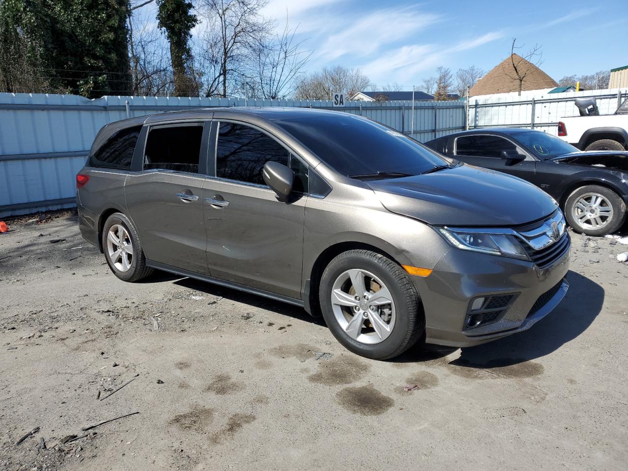 2019 Honda Odyssey Exl VIN: 5FNRL6H77KB093784 Lot: 45805424