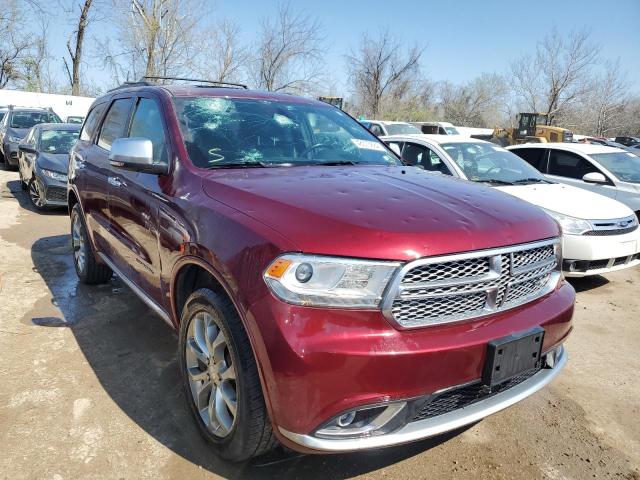 DODGE DURANGO 2017 Бургунді