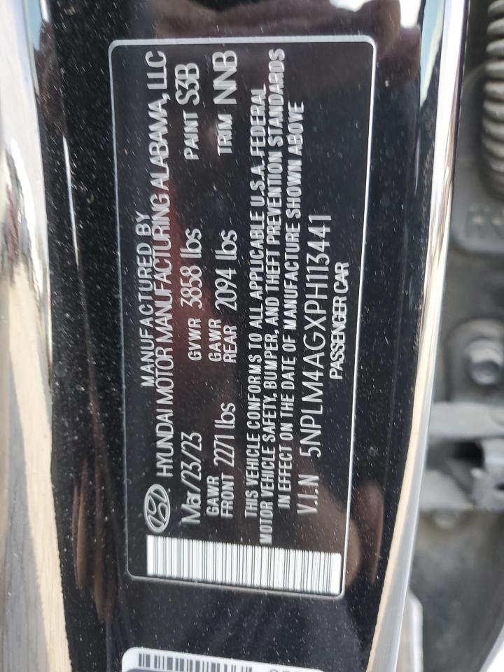 2023 Hyundai Elantra Sel VIN: 5NPLM4AGXPH113441 Lot: 44296474