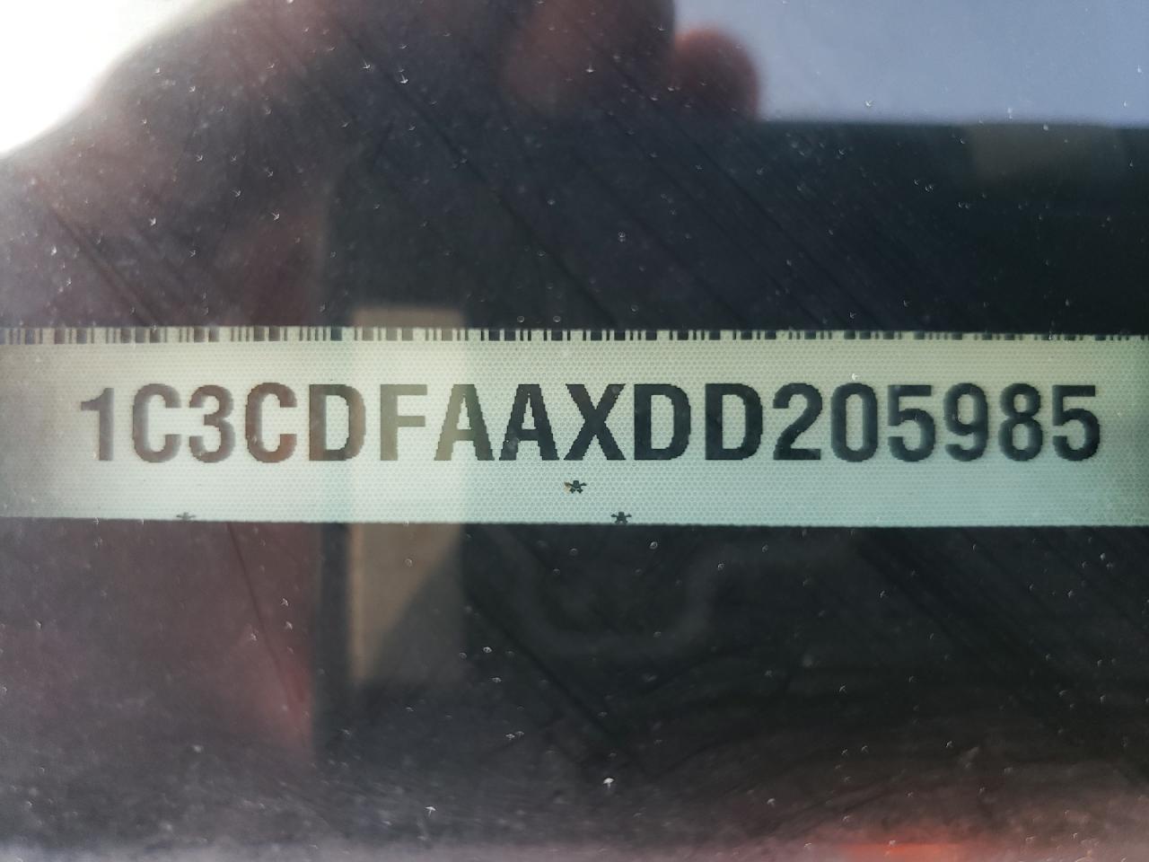 2013 Dodge Dart Se VIN: 1C3CDFAAXDD205985 Lot: 45531314