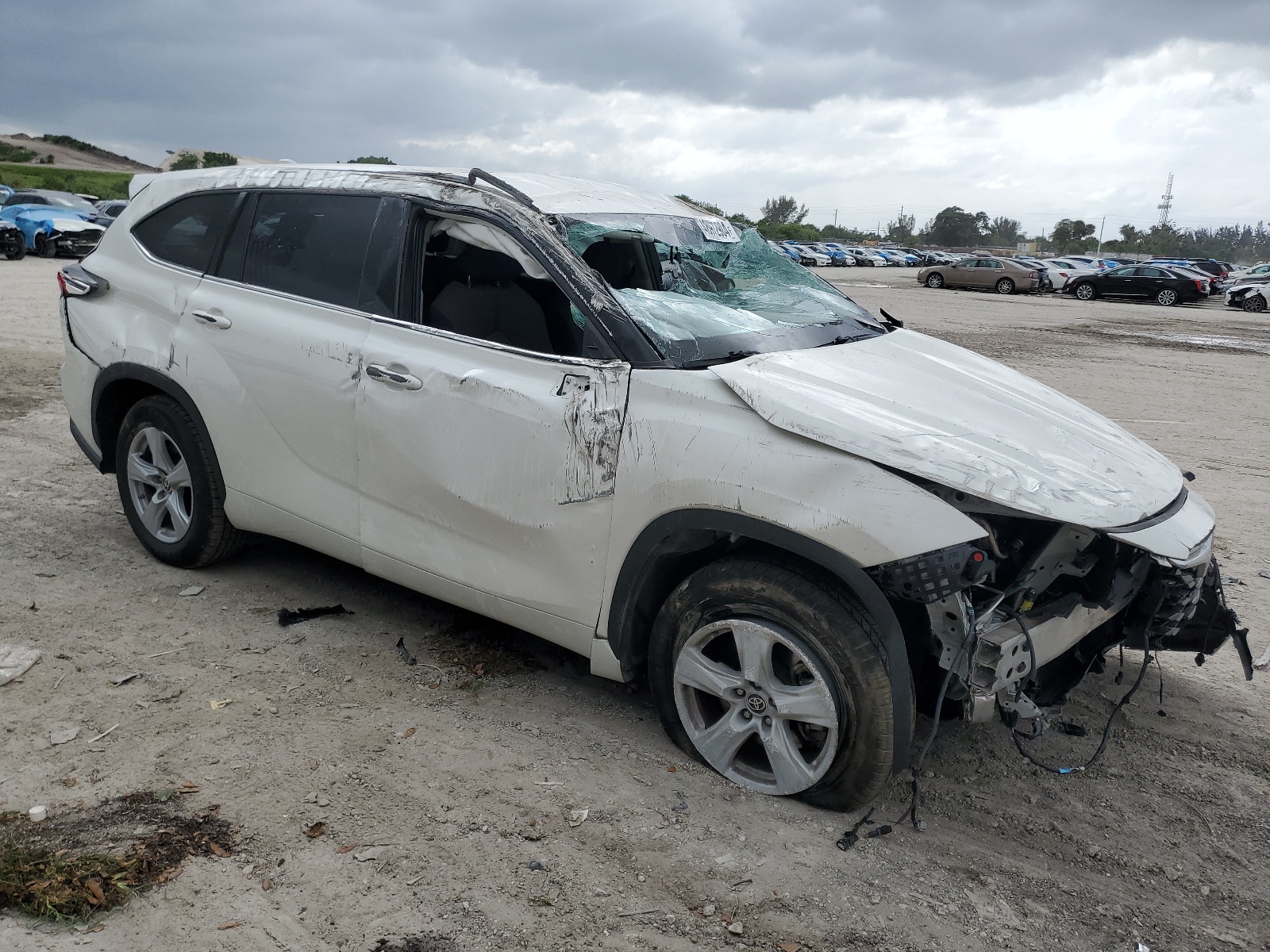 2021 Toyota Highlander L vin: 5TDCZRAH8MS520560