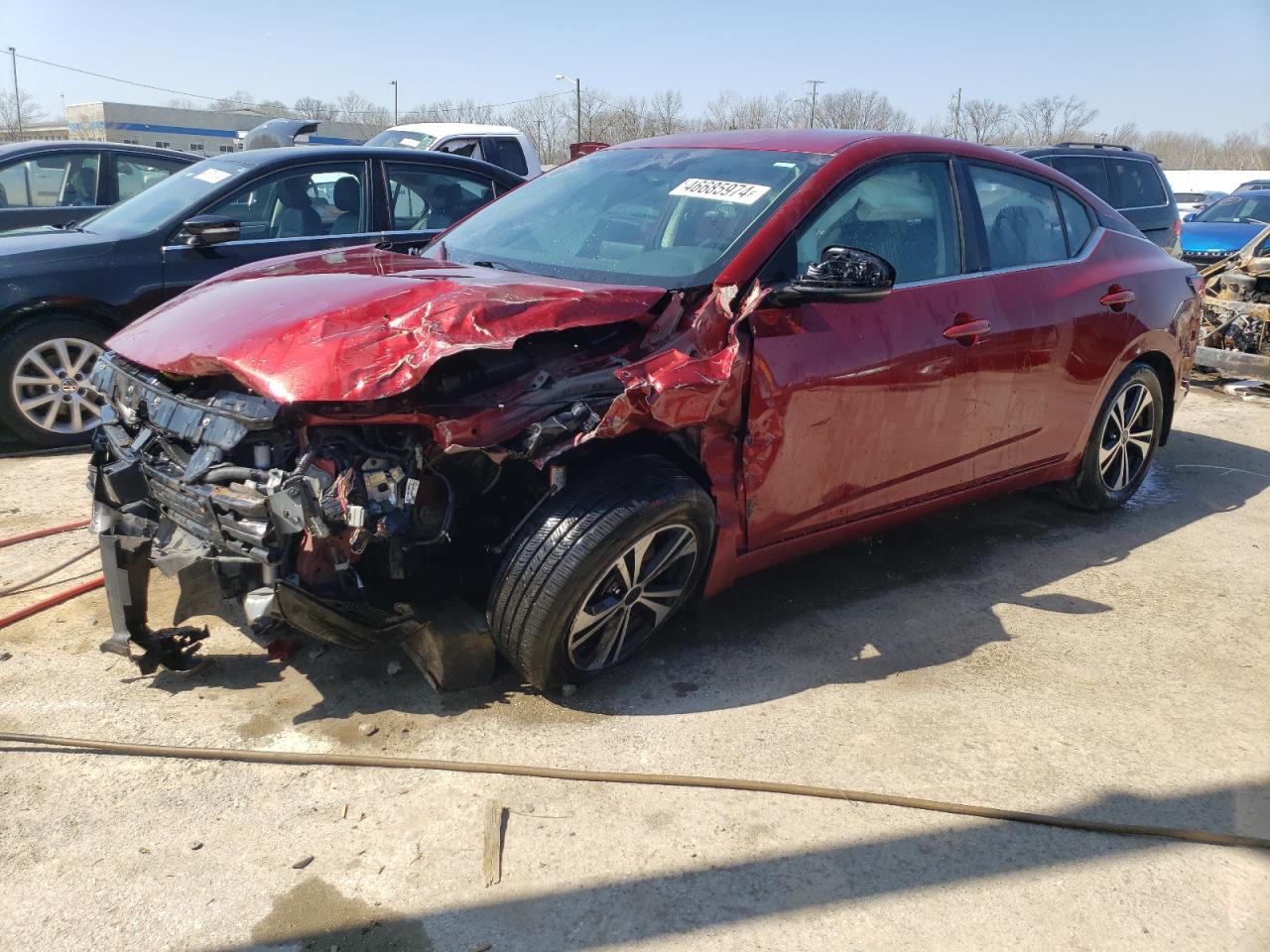 2020 Nissan Sentra Sv VIN: 3N1AB8CV2LY219785 Lot: 46685974