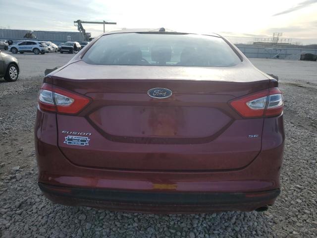 Sedans FORD FUSION 2013 Czerwony