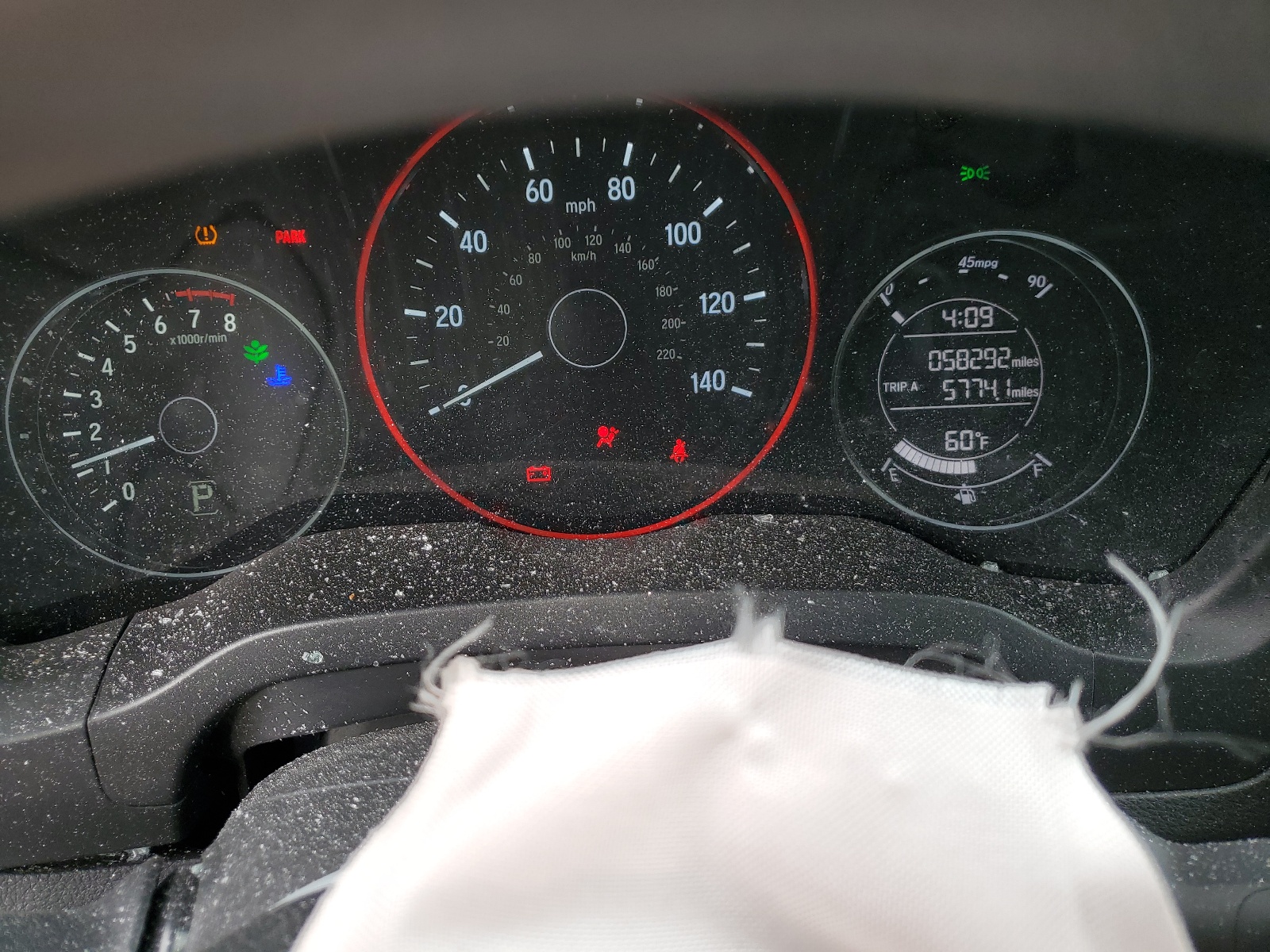 3CZRU6H55GM742376 2016 Honda Hr-V Ex